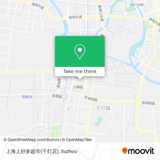 上海上好多超市(千灯店) map