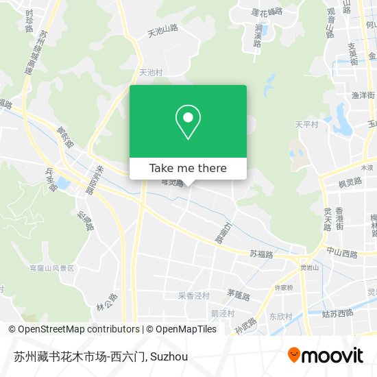 苏州藏书花木市场-西六门 map