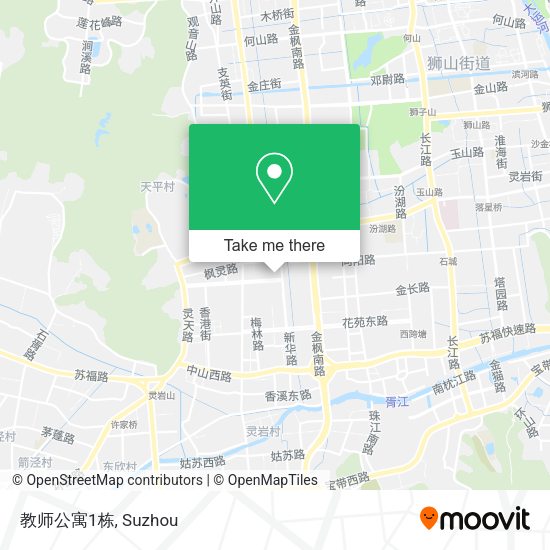 教师公寓1栋 map