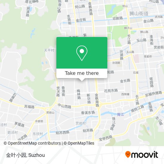 金叶小园 map