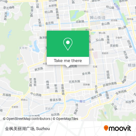 金枫美丽湖广场 map