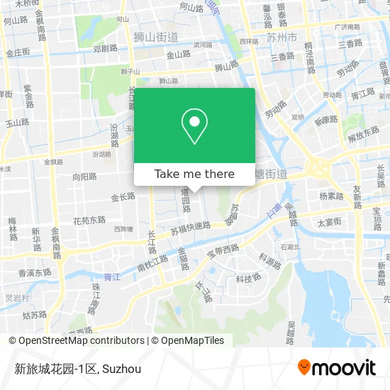 新旅城花园-1区 map