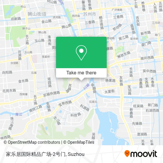 家乐居国际精品广场-2号门 map