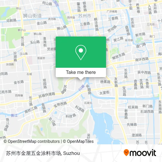苏州市金屋五金涂料市场 map