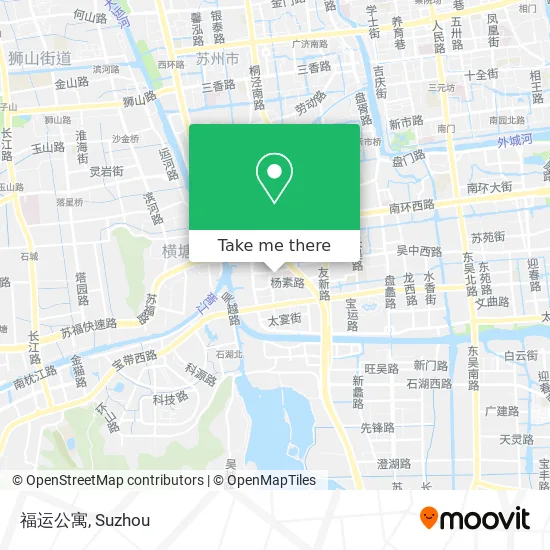 福运公寓 map