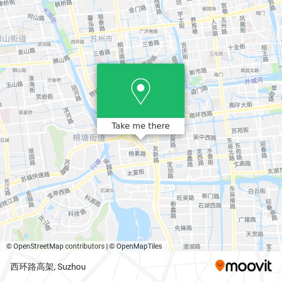 西环路高架 map