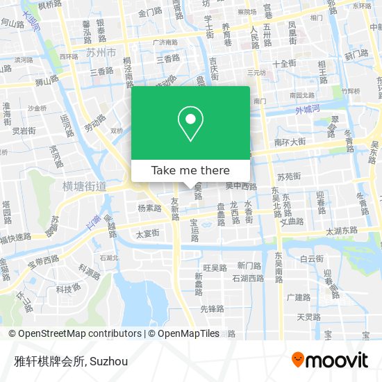 雅轩棋牌会所 map
