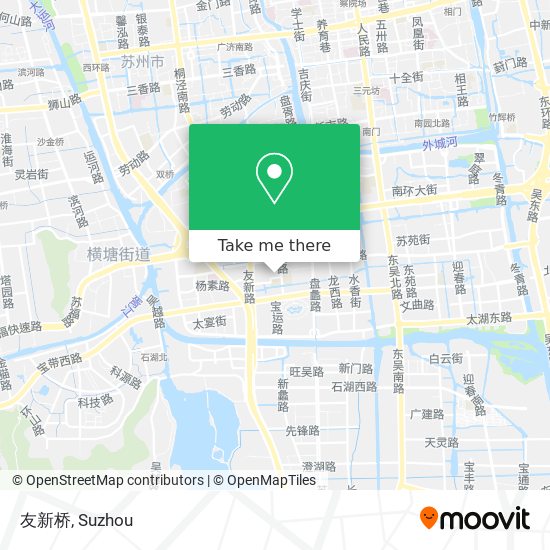 友新桥 map