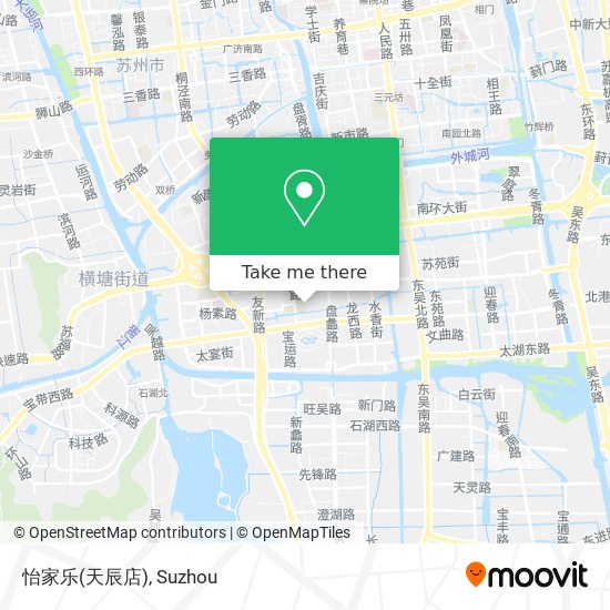 怡家乐(天辰店) map