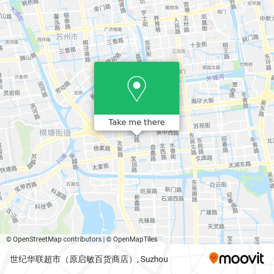 世纪华联超市（原启敏百货商店） map