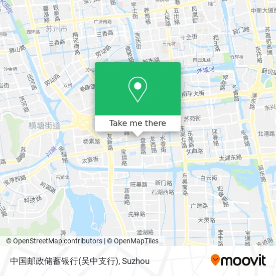 中国邮政储蓄银行(吴中支行) map