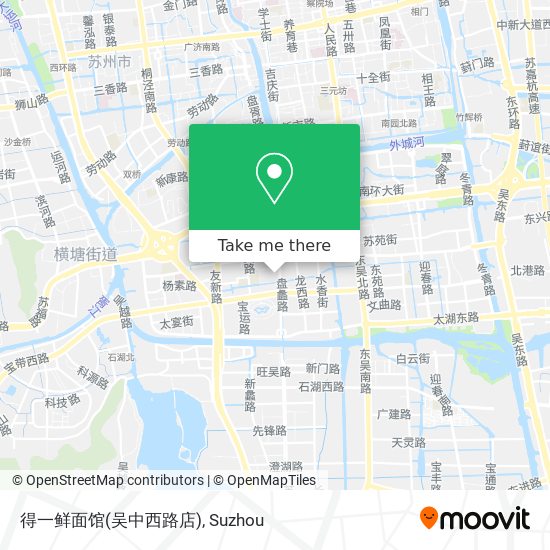 得一鲜面馆(吴中西路店) map