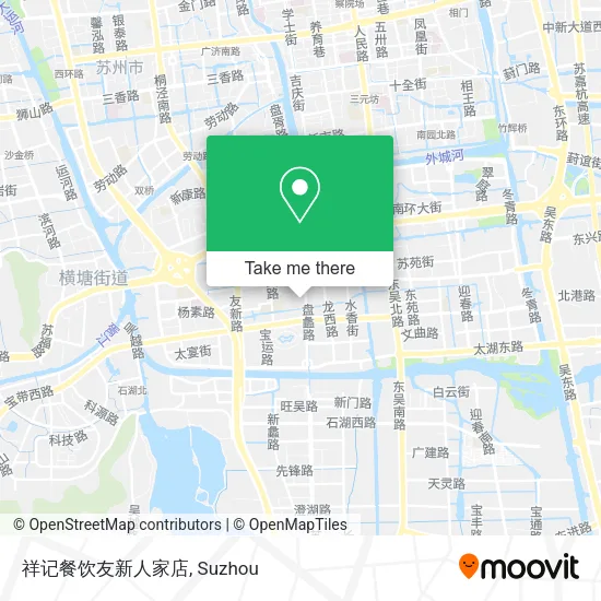 祥记餐饮友新人家店 map