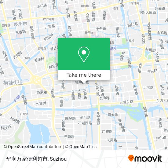 华润万家便利超市 map