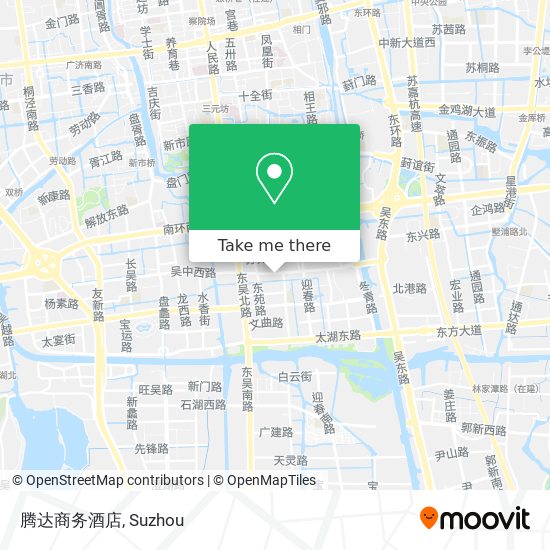 腾达商务酒店 map