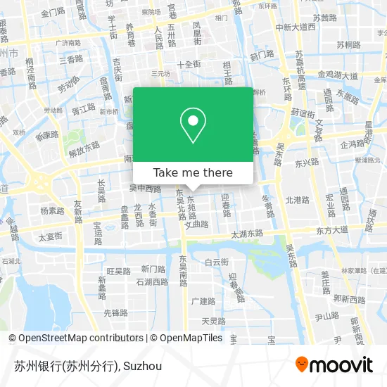 苏州银行(苏州分行) map