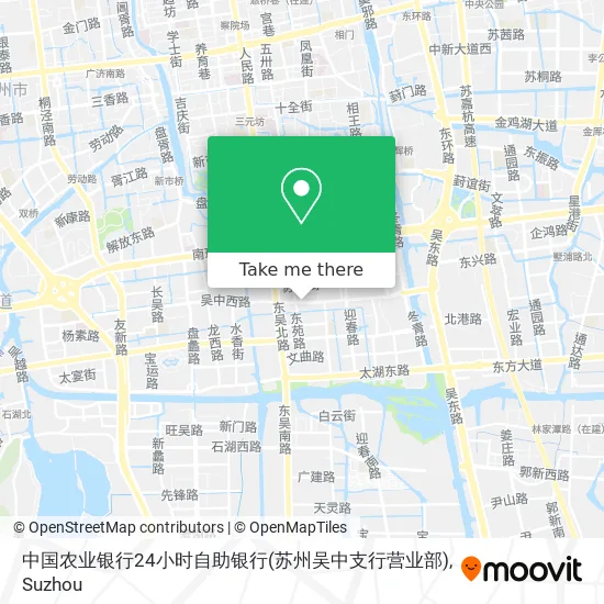 中国农业银行24小时自助银行(苏州吴中支行营业部) map