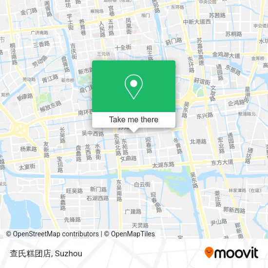 查氏糕团店 map