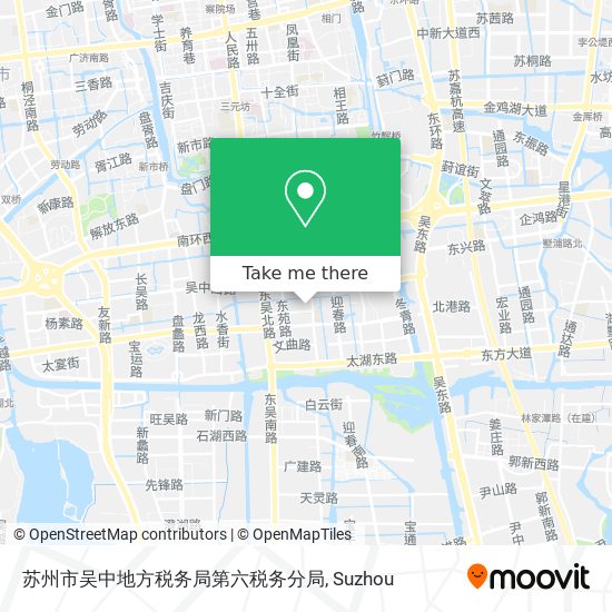 苏州市吴中地方税务局第六税务分局 map