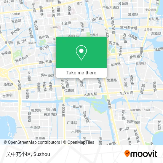 吴中苑小区 map