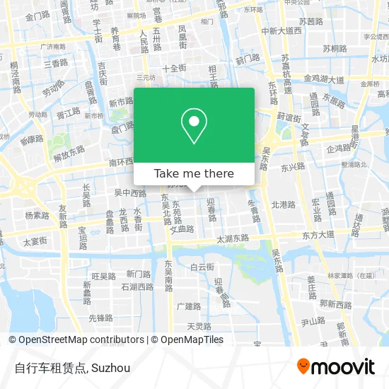 自行车租赁点 map