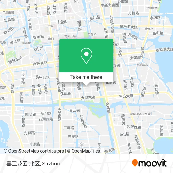 嘉宝花园-北区 map