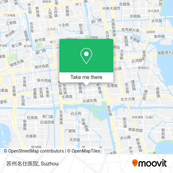 苏州名仕医院 map