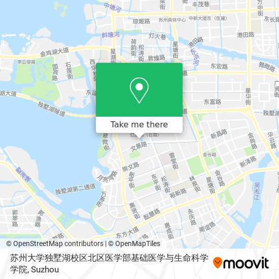 苏州大学独墅湖校区北区医学部基础医学与生命科学学院 map