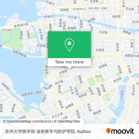 苏州大学医学部-放射医学与防护学院 map