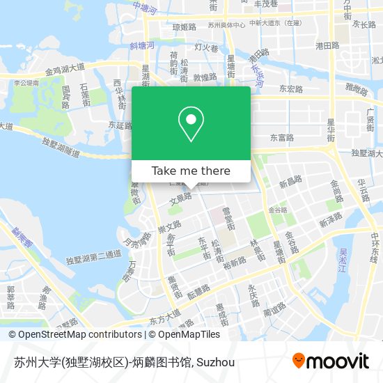 苏州大学(独墅湖校区)-炳麟图书馆 map