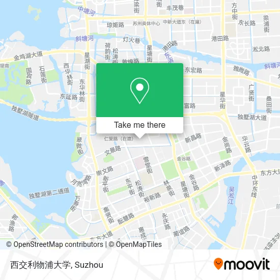 西交利物浦大学 map