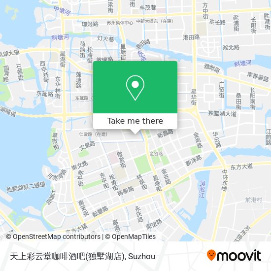 天上彩云堂咖啡酒吧(独墅湖店) map