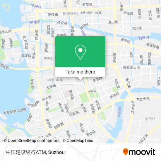 中国建设银行ATM map
