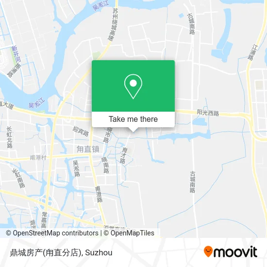 鼎城房产(甪直分店) map