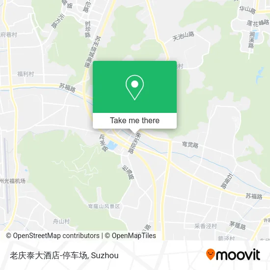 老庆泰大酒店-停车场 map