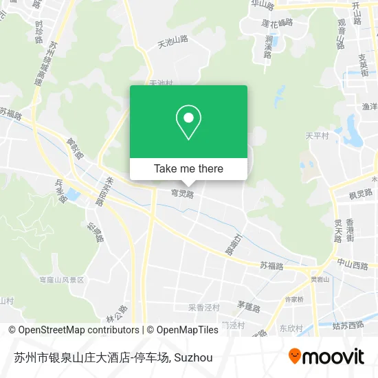 苏州市银泉山庄大酒店-停车场 map