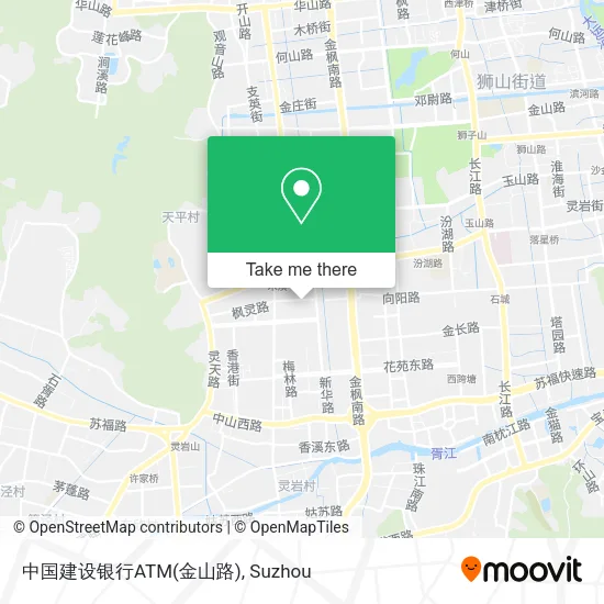 中国建设银行ATM(金山路) map