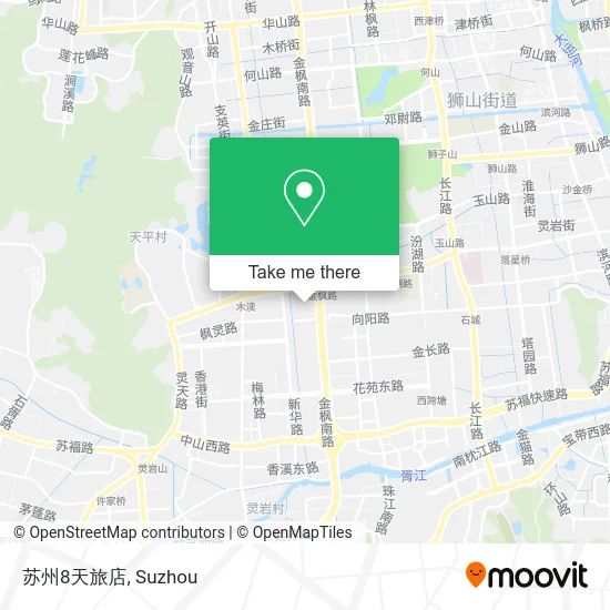苏州8天旅店 map