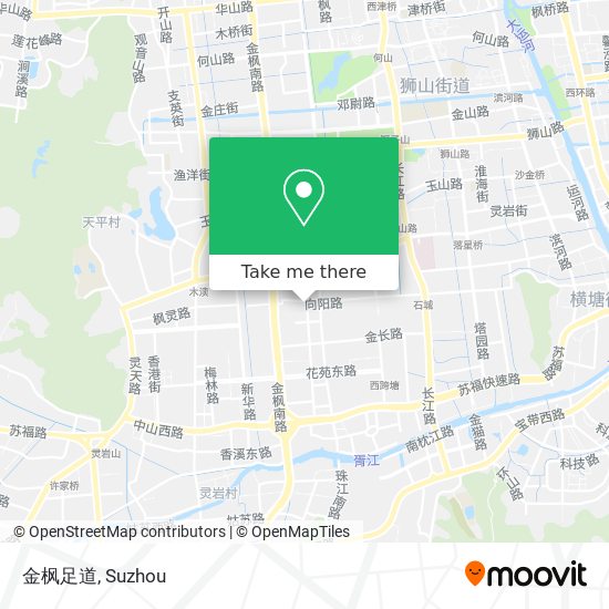 金枫足道 map
