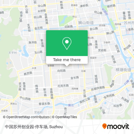 中国苏州创业园-停车场 map