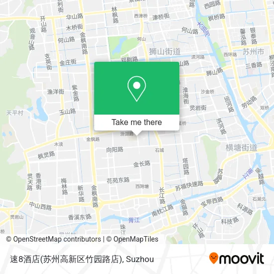 速8酒店(苏州高新区竹园路店) map