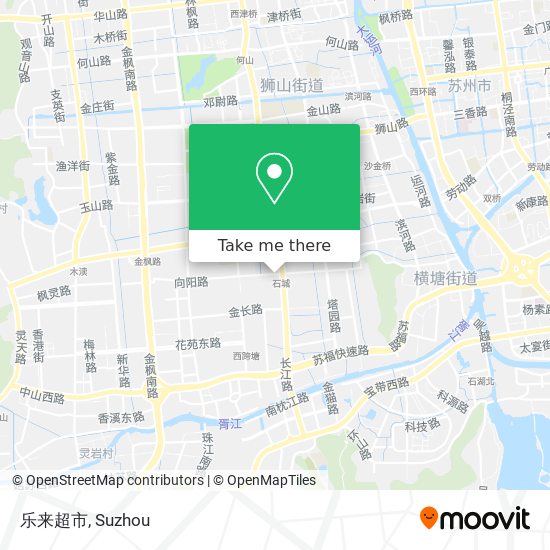 乐来超市 map