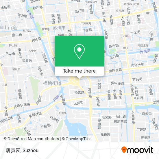 唐寅园 map