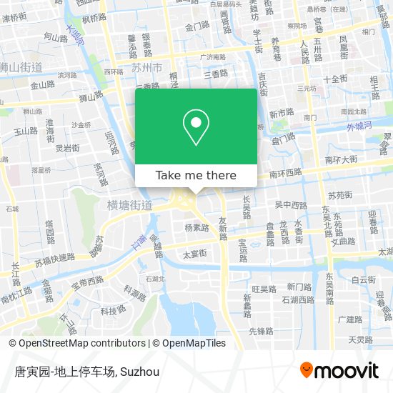 唐寅园-地上停车场 map