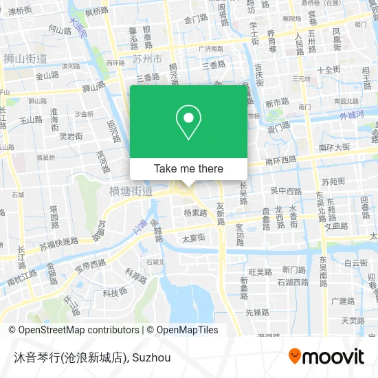 沐音琴行(沧浪新城店) map