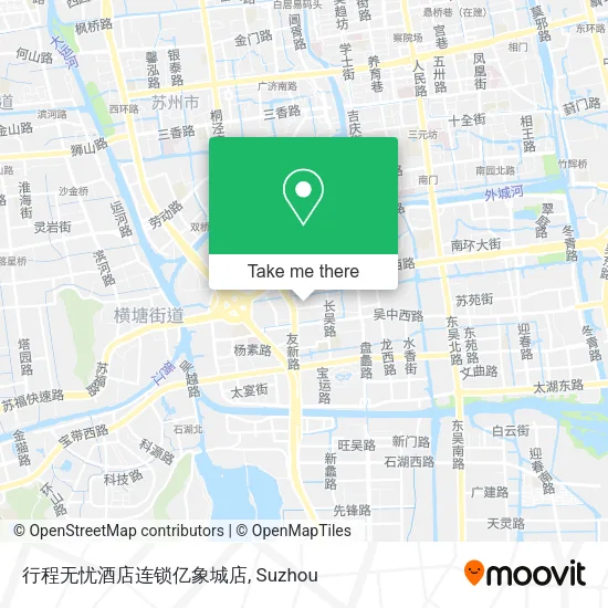 行程无忧酒店连锁亿象城店 map
