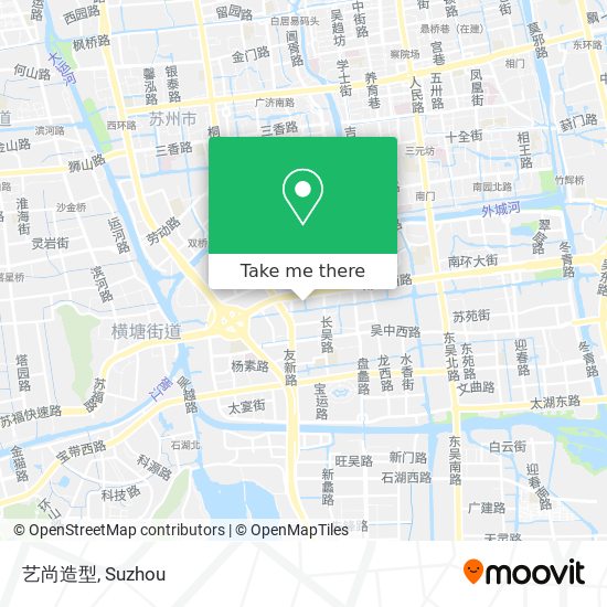 艺尚造型 map