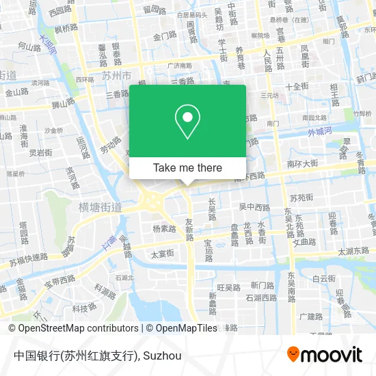 中国银行(苏州红旗支行) map