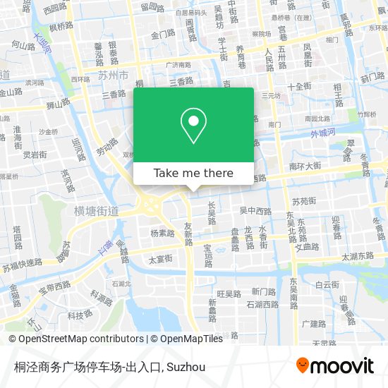 桐泾商务广场停车场-出入口 map