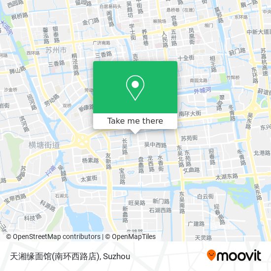 天湘缘面馆(南环西路店) map